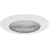 Nicor Lighting 17572 Lexan Shower with Fresnel Lens Trim for 17002A and 17003A 6-Inch IC,White