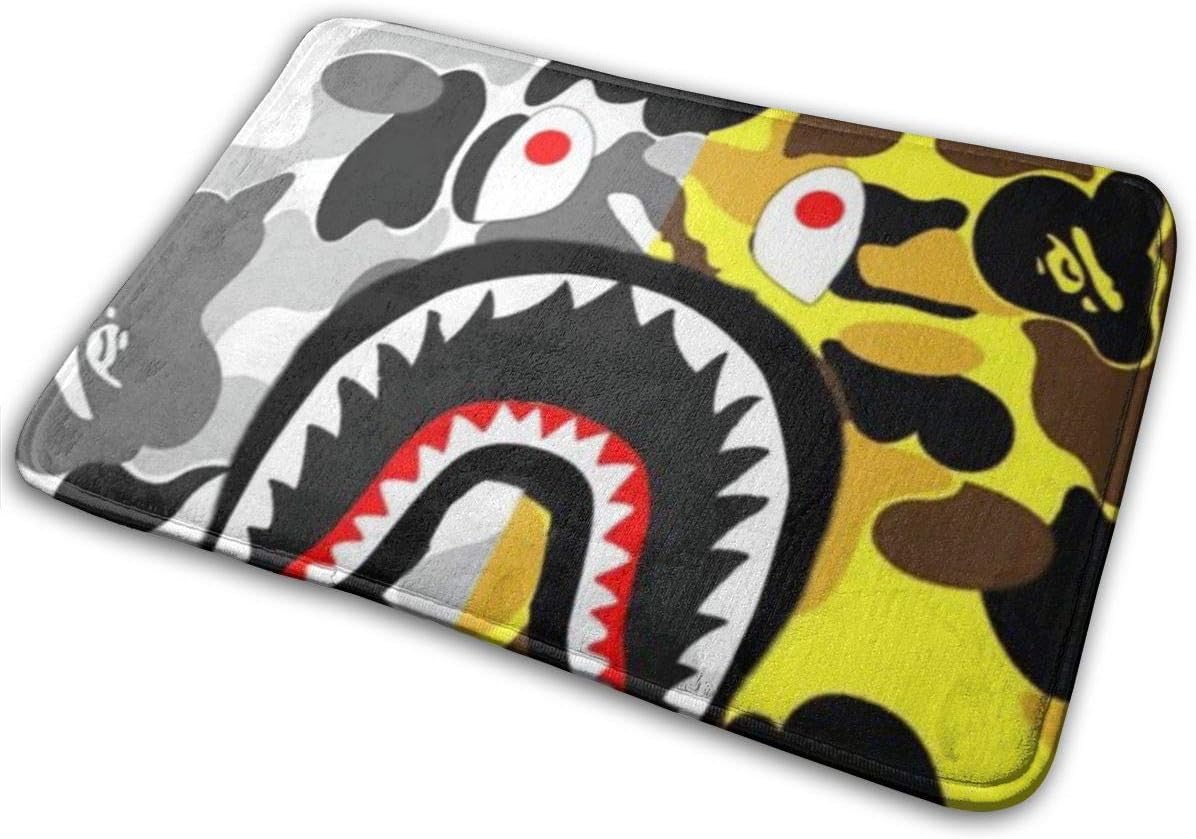 KMYUROOL Non Slip Indoor/Outdoor Doormat Bape Welcome Doormat Rugs 15.7" X 23.5"