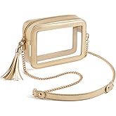 Unilily Clear Bag for Stadium Events – Stadium Approved Clear Purse Crossbody Bag for Women, Concerts, Sports, and Festivals