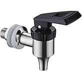 SUMERAIN Beverage Dispenser Spigot Replacement, Premium Stainless Steel | for Glass Jar &amp; Drink Dispenser, Easy to Clean, Quick Installation