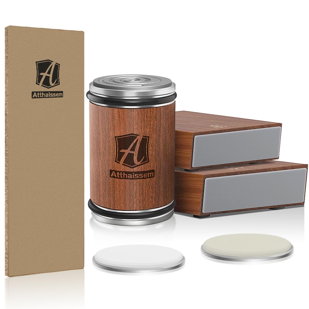 Photo 1 of Rolling Knife Sharpener Kit with 4 Discs Diamond/Whetstone/Ceramic - Roller Knife Sharpening System 4 Magnetic Angle 15/18/20/22° for Pocket Knife, Kitchen Knives, Chef Knife…