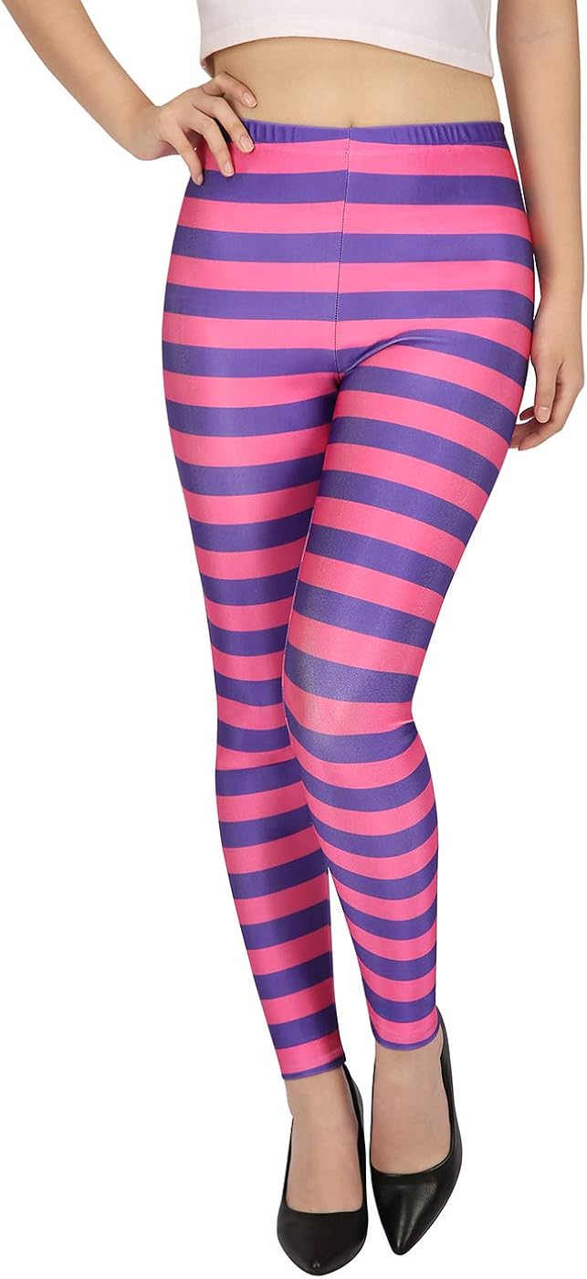 HDE Trendy Design Workout Leggings - Fun Fashion Graphic Printed Cute Patterns at  Women’s Clothing store