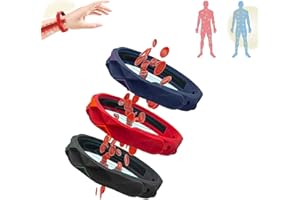 JORPKRAL 3Pcs Healthify Sugar Regulator Bangle, 2023 Upgrade Cawik Wristband, Cawik Redup Wristband, Anti Static Wrist Strap, Wristban for Men Women (Mix Colors)