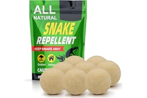 KQCWKH Snake Repellent for Yard Powerful, Snakes Away Repellent for Outdoors Pet Safe, Snake Deterrents for Outside, Snake Repellant for House, Keep Snake Out, Effective Snake Repeller -8P