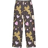 VitVerCosy Pajama Pants Unisex Elastic Waist Lounge Pants Soft Sleepwear Bottoms Pj Pants for 6-14 Years