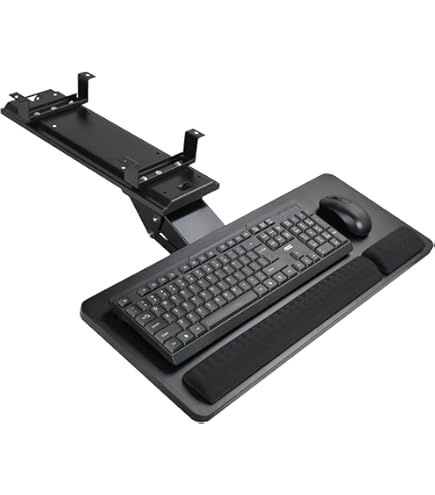 Amazon.com: StarTech.com Under Desk-Mount Keyboard Tray - 26.4