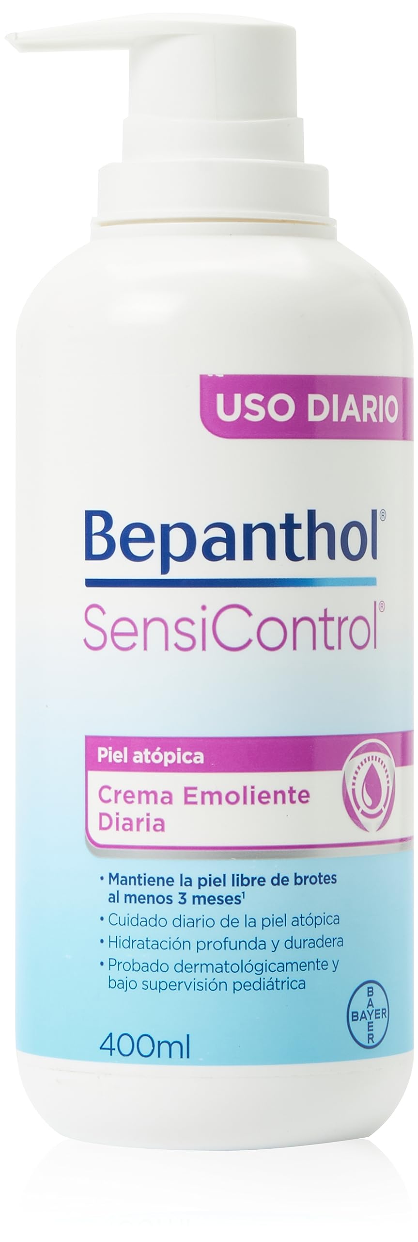 Atopic Skin Moisturizing Cream - Bepanthol SensiControl Daily Emollient Cream with Pro-Vitamin B5 - Promotes Deep and Lasting Hydration for Healthy and Protected Skin - 400ml