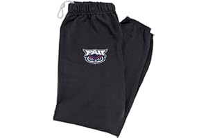 LOGOVISION Mens Jogger Sweatpants Collegiate Primary Logo Black Collection