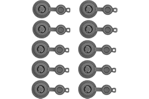 Yardwe 10pcs TPU Air Valve for Inflatable Mattress and Pillow Leakproof Spring-Loaded Replacement Caps