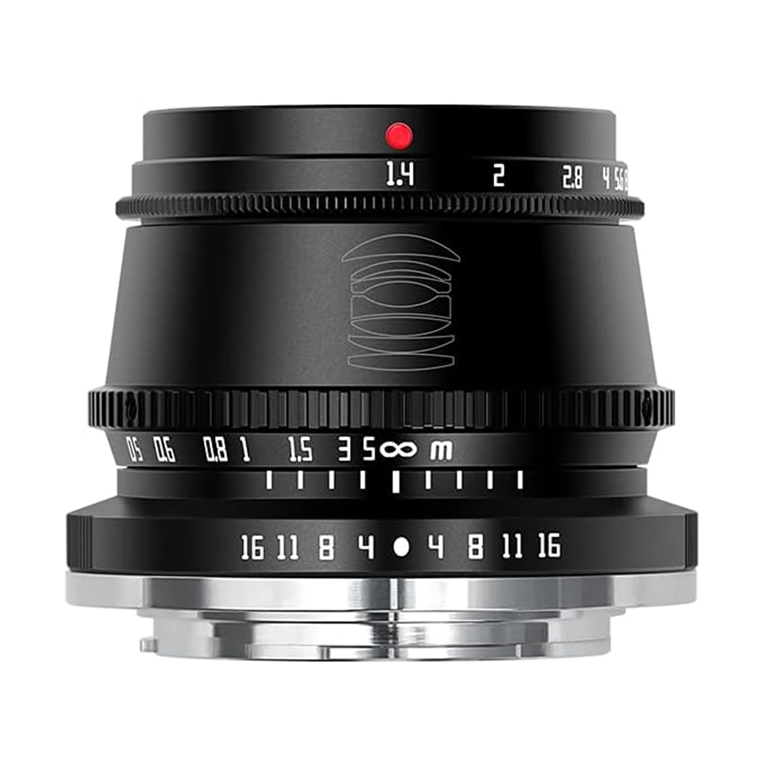 TTArtisan 35mm f1.4 APS-C Metal Bodied Lens Compatible with Fuji FX Mount - Black — image 1