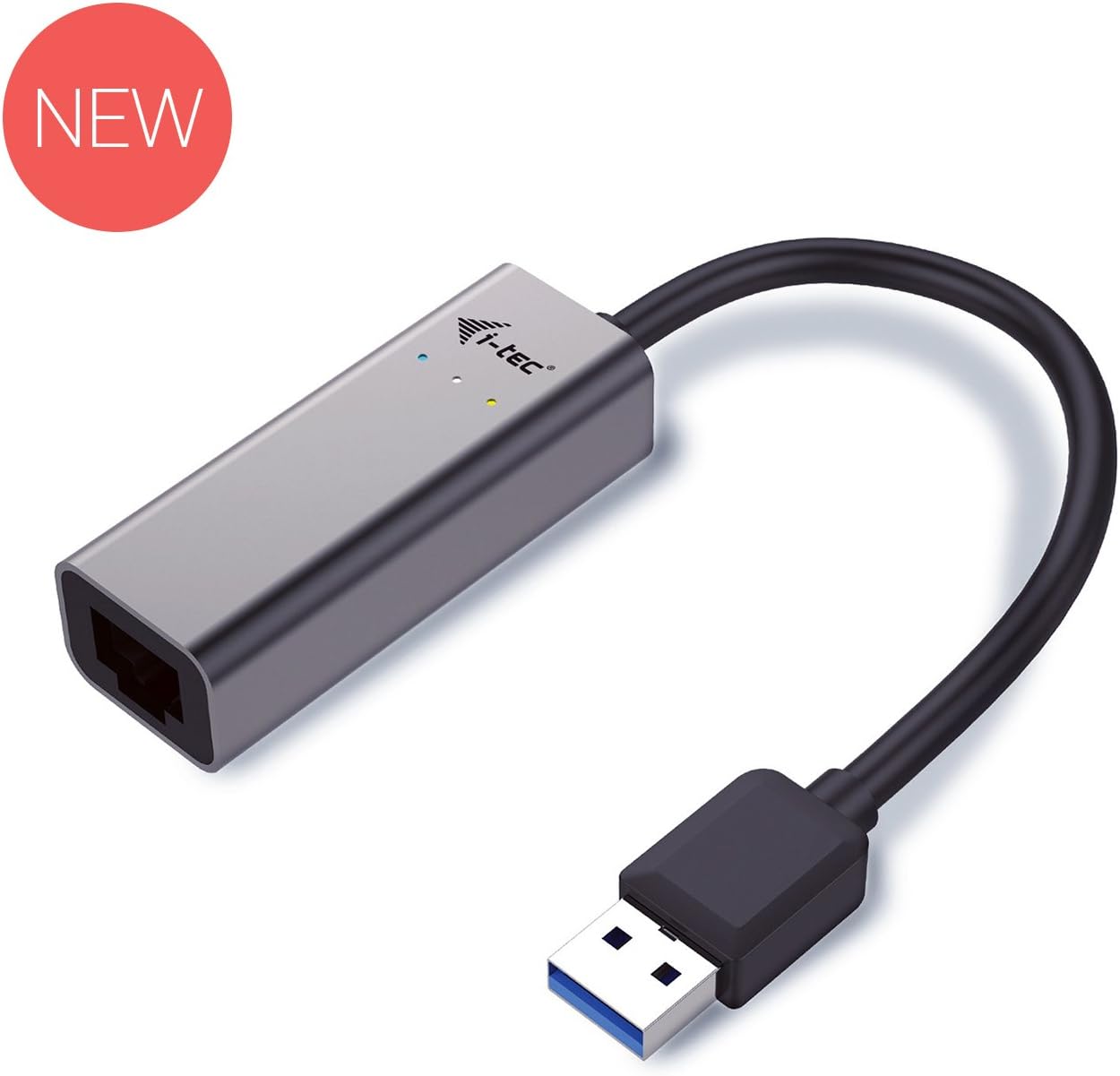 i-tec USB 3.0 Metal Gigabit Ethernet Adapter, 1x USB 3.0 to RJ-45, 10/100/1000 Mbps, LED - Image 4