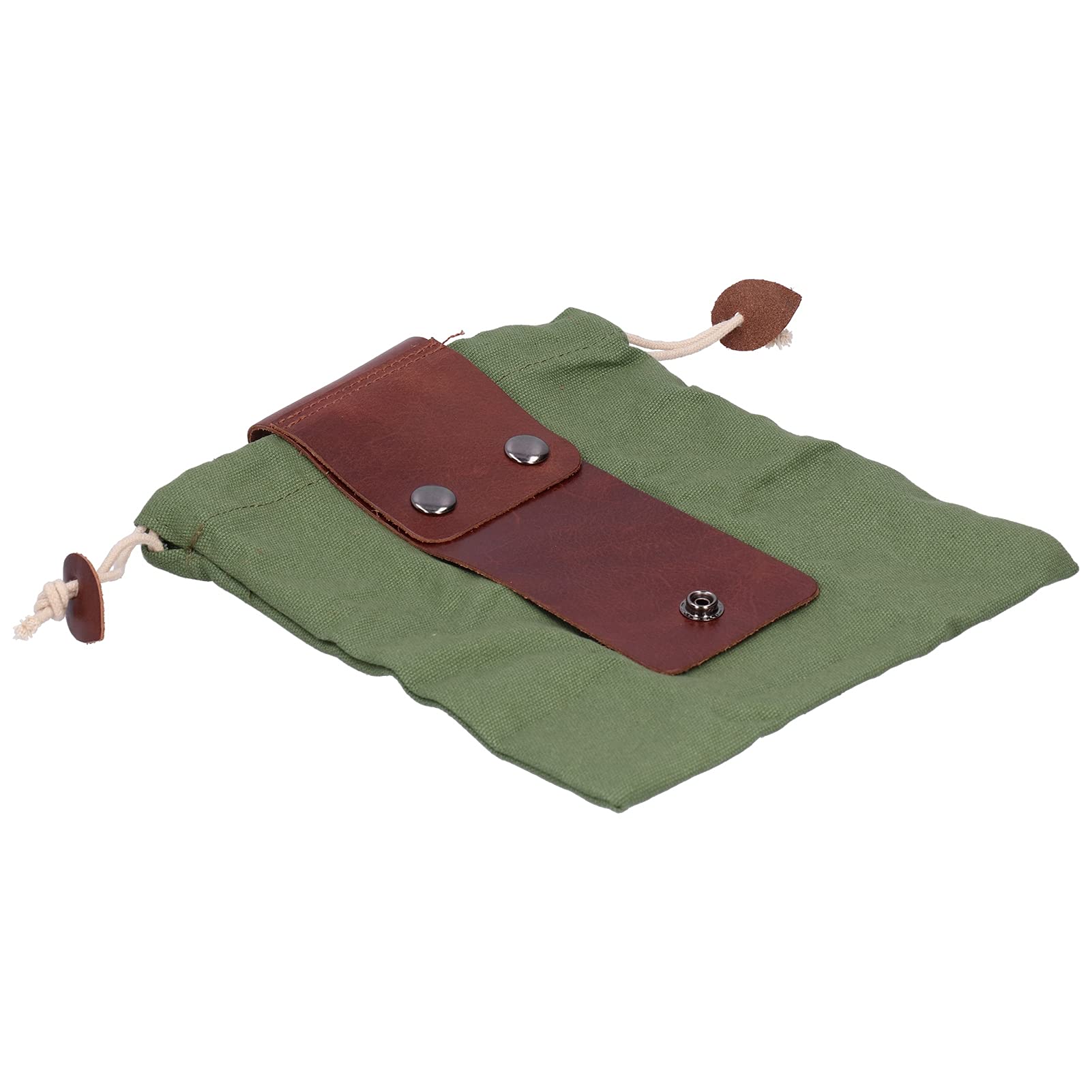 RiToEasysports Foraging Bag Outdoor,Portable Canvas Camping Belt Pouch Waist Hanging Mushroom Foraging Bag for Travel, Camping, Hiking and Backpacking Other Hiking and Camping Supplies
