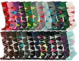 Mysocks Unisex Knee High Long Socks Argyle Extra Fine Combed Cotton