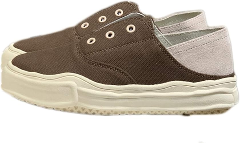 Amazon ダキシ スニーカー レディース スリッポン レディース靴 秋 冬 レオパード キャンバススリッポン シューズ 紐なし 靴 杏 黒 ブラウン ベージュ 歩きやすい カジュアル シューズ おしゃれ ひもなし レディス キャンバス ダキシ ローファー スリッポン