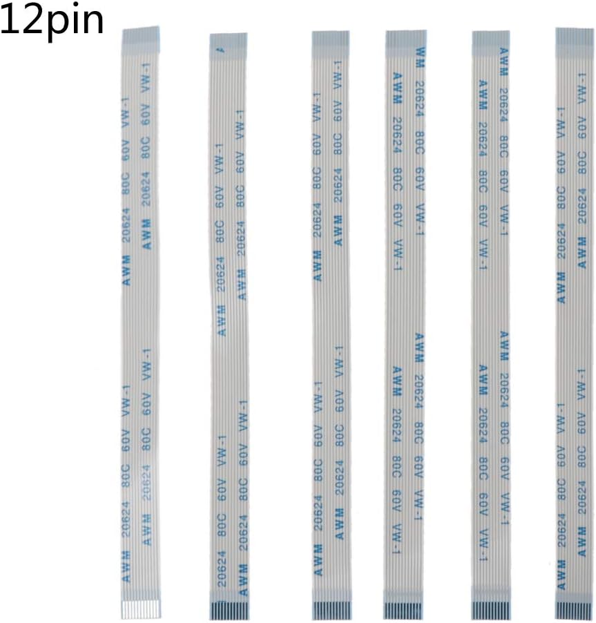 Youngy 6Pieces 10Pin 12Pin 14Pin Touch Pad Power Button Switch Ribbon Flex Cable for PS4 Controller Charging Board - B#