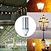 45 Watt LED Corn Bulb,4500 Lumen 290 Watt Equivalent 6000K,Cool Daylight White LED Street & Area Light,E26/E27 Medium Screw Base,for Outdoor Garage Factory Warehouse Barn Backyard,Super Bright