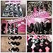 Flady Brazilian Body Wave Human Hair Bundles with Closure (20 22 24+16) Weave Bundles with Closure Human Hair 100% Unprocessed Brazilian Remy Human Hair Extensions With 4x4 Lace Closure