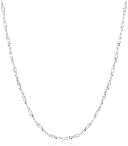 Amazon.com: SURANO DESIGN JEWELRY Sterling Silver Twisted Sparkle