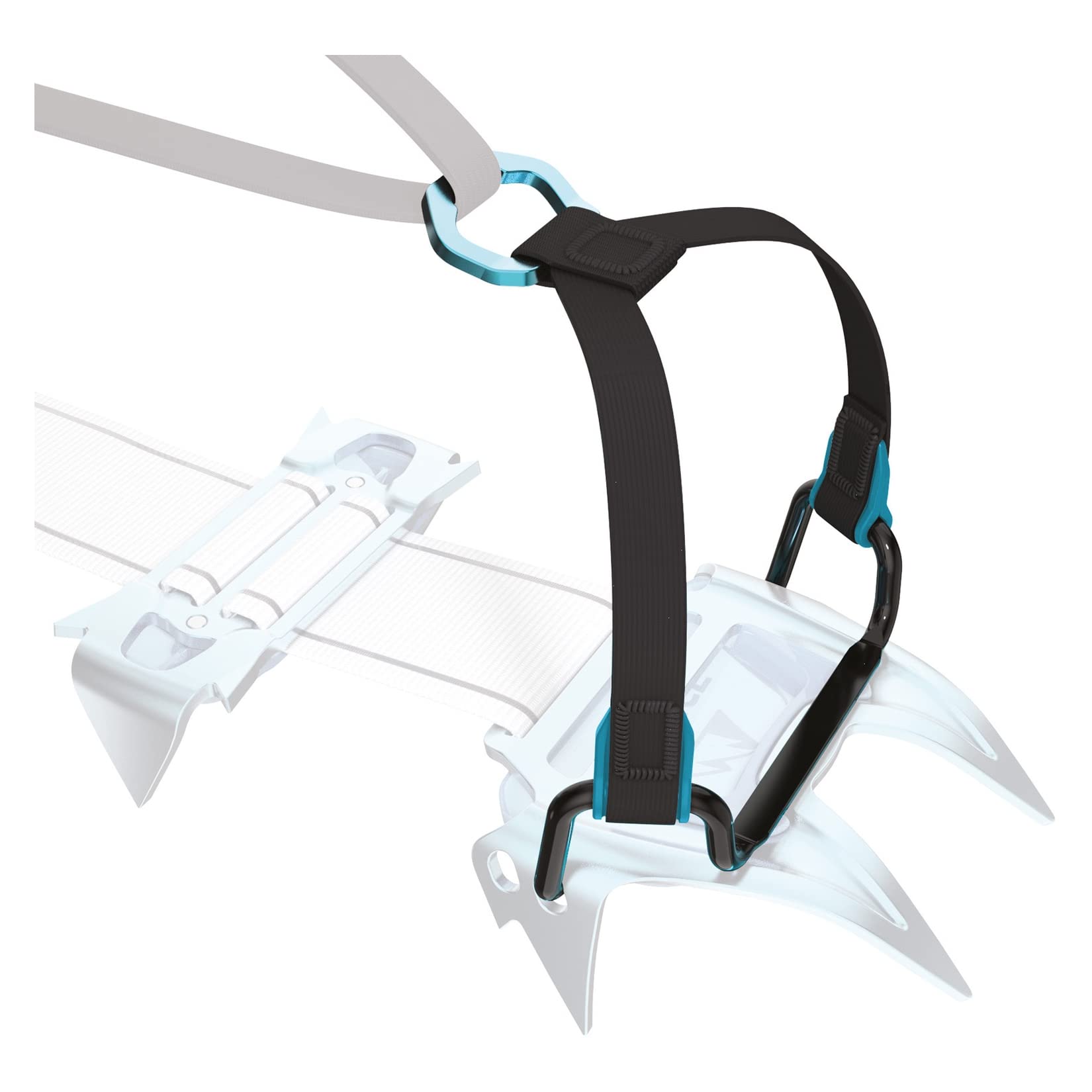 Blue Ice Toe Baskets - Black