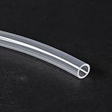 Sourcing Map Silicone Tubing 8mm ID x 11mm OD 1m Clear view 3