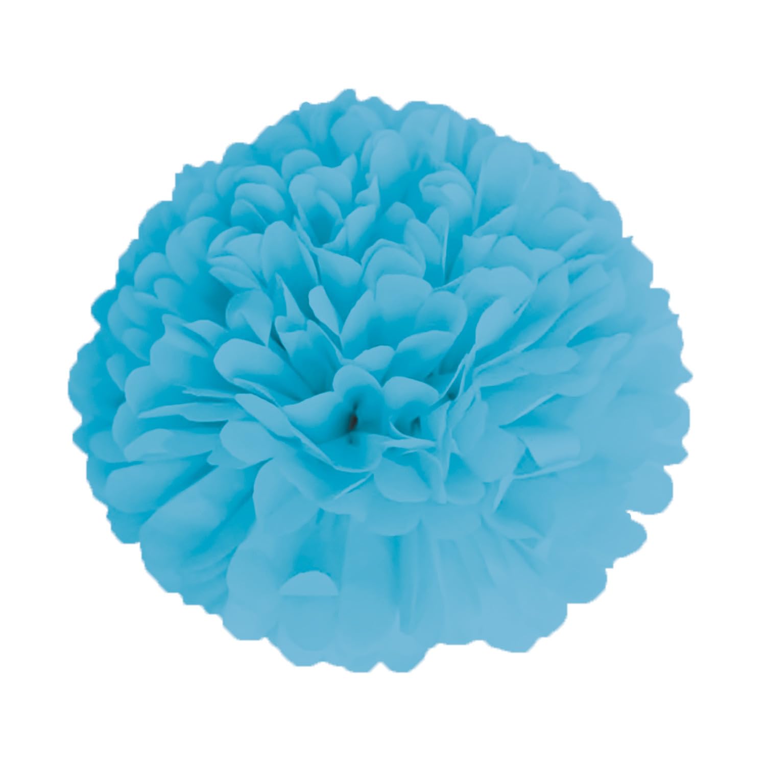 Tim & Puce Pom Pom Satin Blue Glacier 15Cm