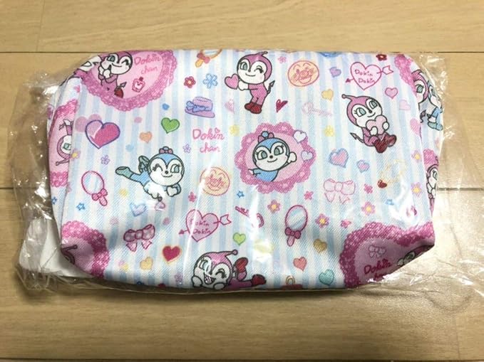 Amazon 神戸限定角ポーチ アンパンマンミュージアム ドキンちゃんのドキドキおしゃれショップ コキンちゃん アニメ 萌えグッズ 通販