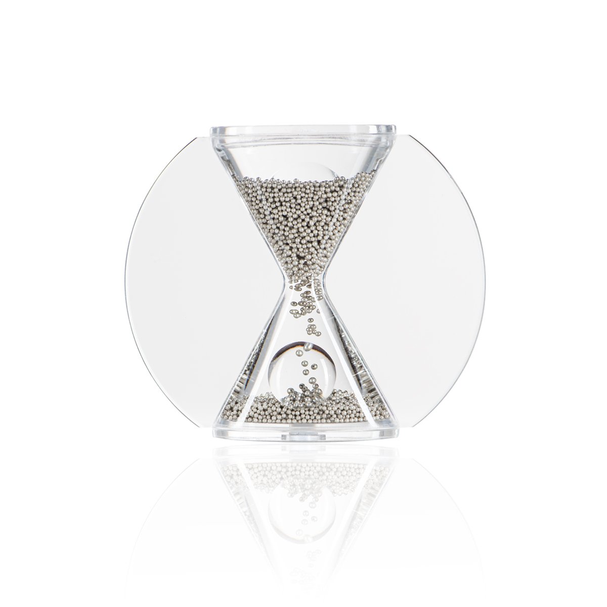 Paradox Silver Watch The Heavy Metal Balls Slowly Sink, 7cm