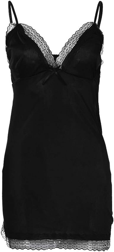 sexy black silk dress