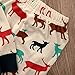 Baby Boys Christmas Deer Long Sleeve T-Shirt and Pants Outfit with Hat (70(0-6M), Dark Green)