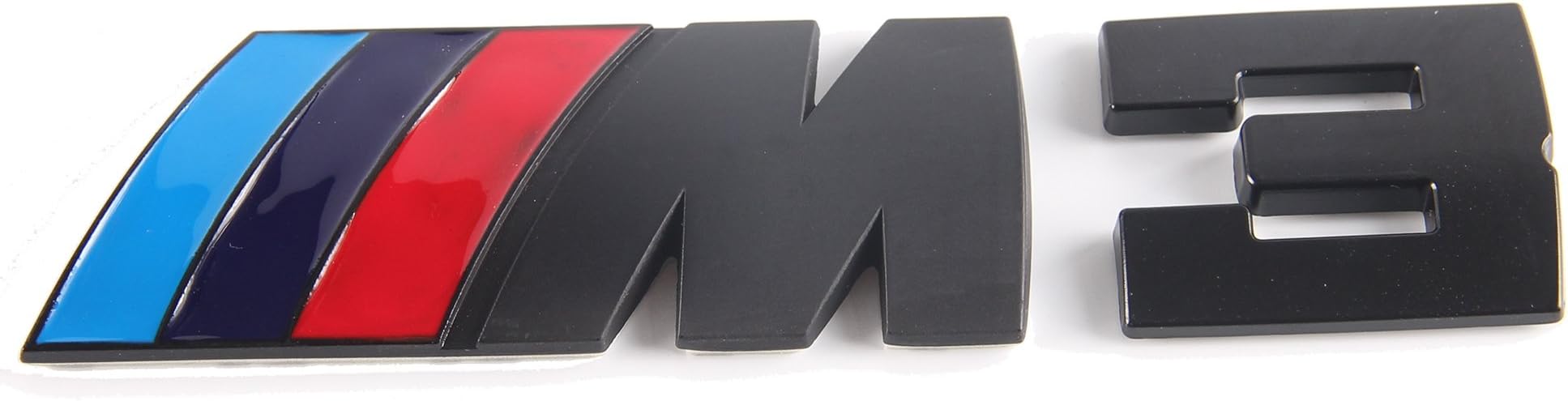 M3 Black Badge 3D Matted Metal Plating Sticker Chrome Emblem FOR BMW Available