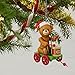 Hallmark 1595QX9385 Santa Certified #5 Bear with Drum Keepsake Christmas Ornaments