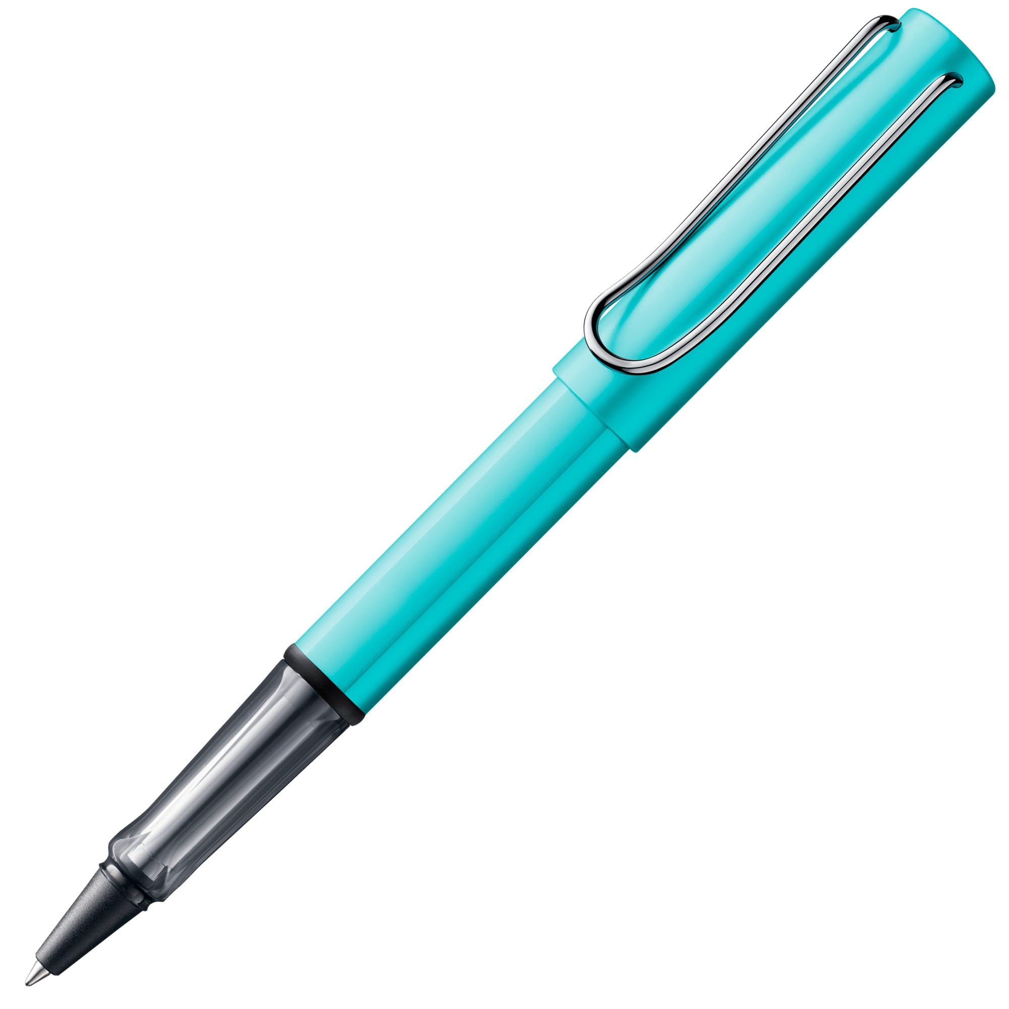 Lamy AL-star turmaline - Rollerball Pen pen with transparent, ergonomic grip & line width M - lightweight aluminum body - including rollerball refill M 63 in black