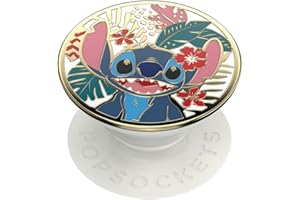 ​​​​PopSockets: Phone Grip with Expanding Kickstand, Pop Socket for Phone - Lilo & Stitch - Enamel Stitch