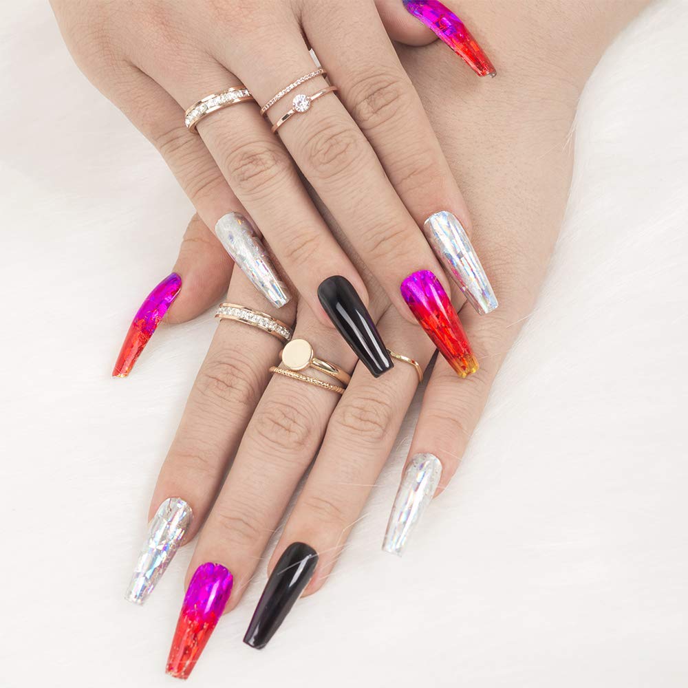 Beetles Nail Art Foil Glue Gel for Foil Stickers Nail Glue Transfer Tips Star Glues Nail Art Manicure DIY LED Lamp Required Soak Off 15ML 2 Bottle : Beauty