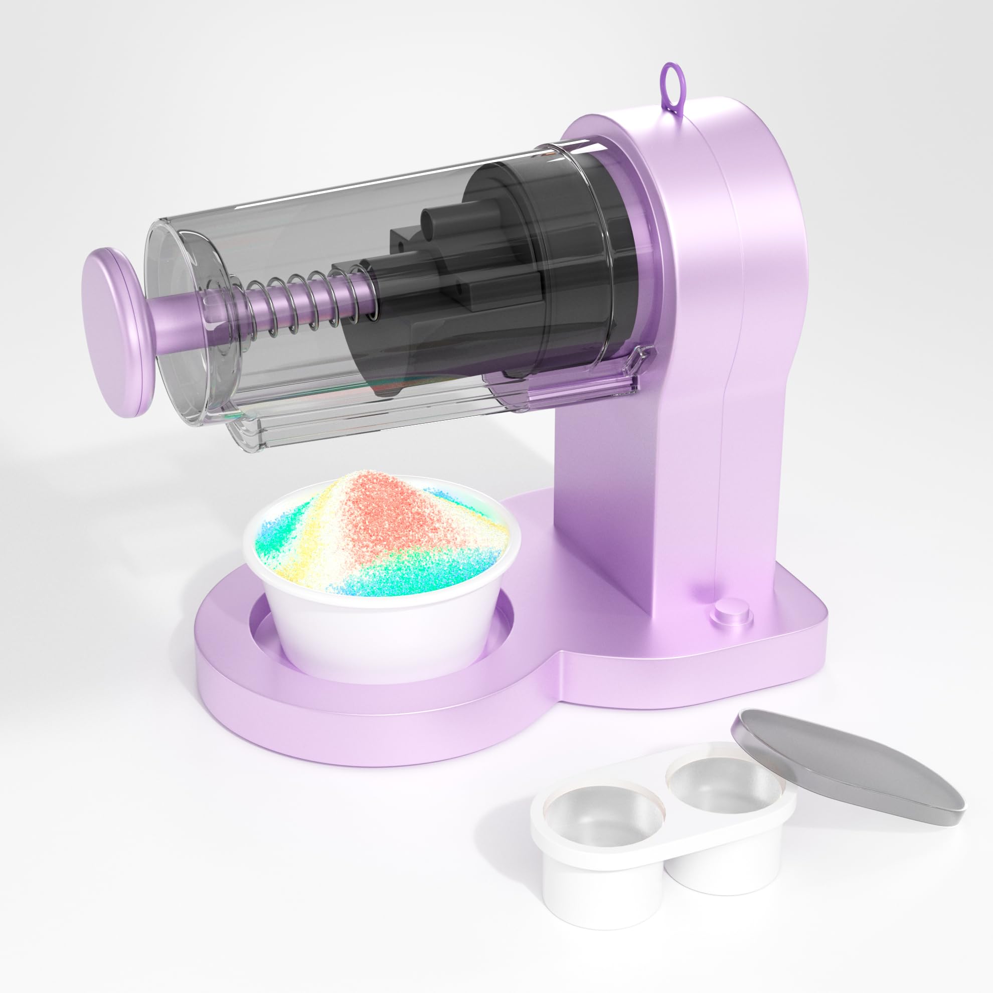 Shaved Ice Machine Snow Cone Machine, Electric Ice Shaver with Ice Tray for Smoothies Slushie Snow Cone and More