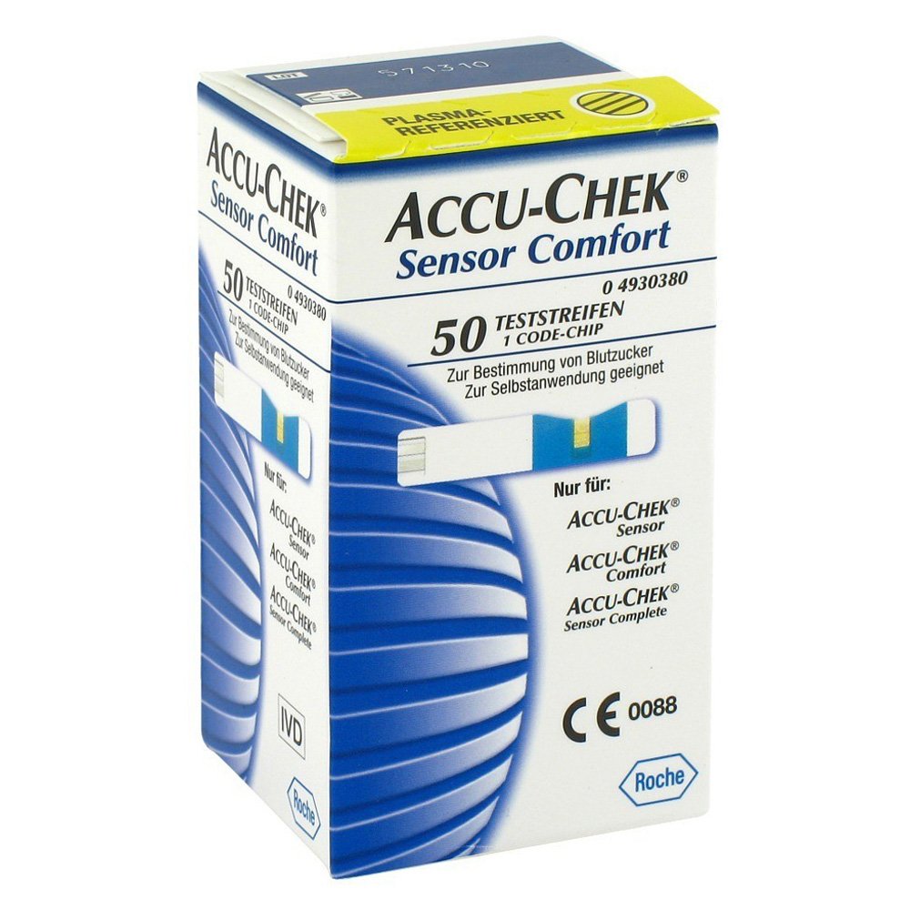 Roche accu-chek Sensor Comfort glucose 1x50 (4015630009961)