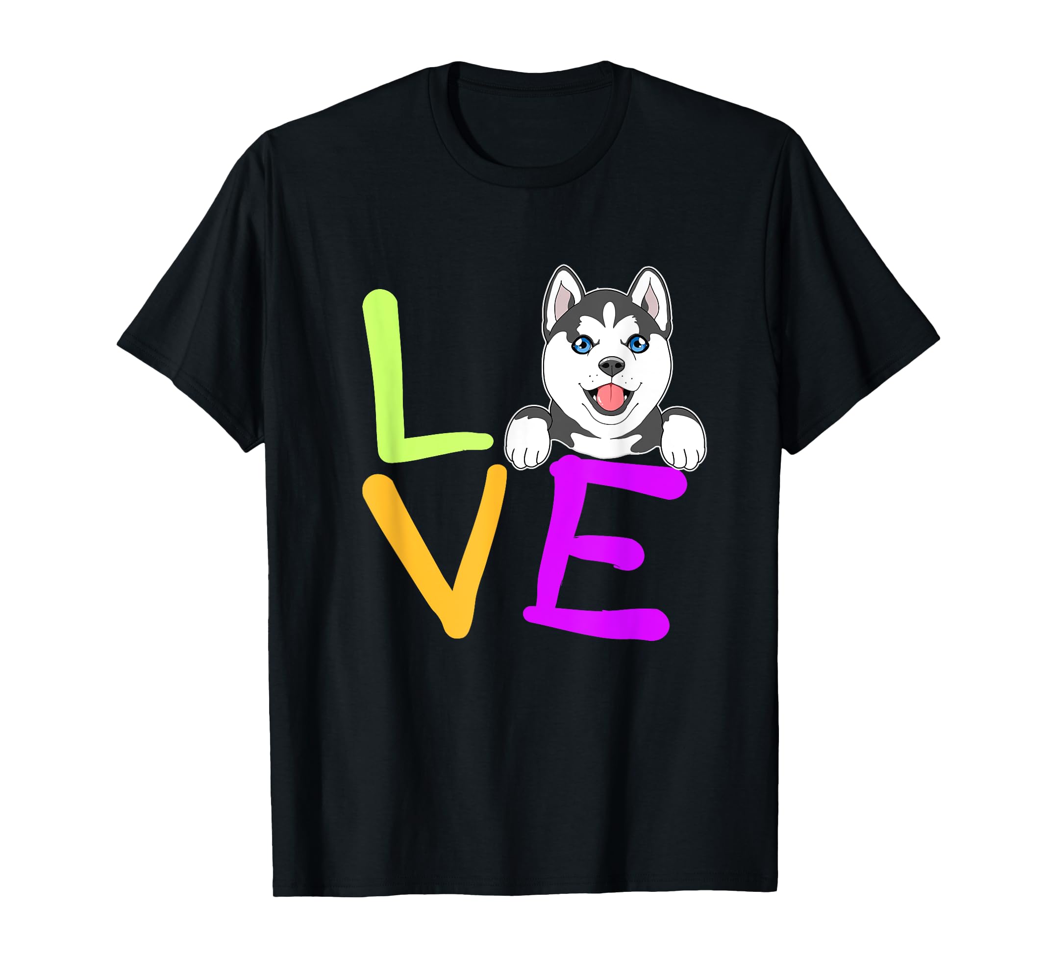 Love my Siberian Husky dog T-Shirt