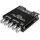 Bluetooth Audio Amplifier Board, ZK-TB21 2.1CH 50W x 2 +100W Subwoofer Power Amp with Treble and Bass Control, Bluetooth5.0 and AUX Inputs, Stereo Digital AMP for DIY Home Speakers