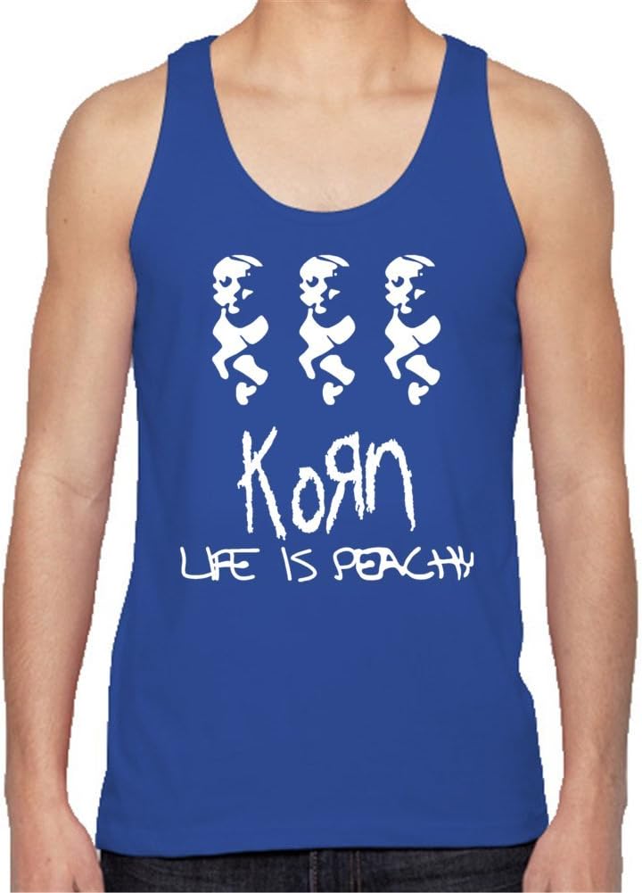 JoanT Korn Band Shirts Mens Tank Top A0222 Cotton Tshirt