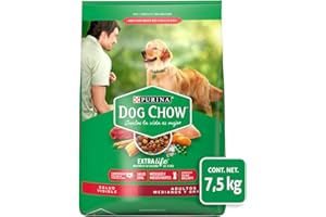 Purina Dog Chow Adulto Raza Medina y Grande Sabor Carne y Pollo 7.5Kg
