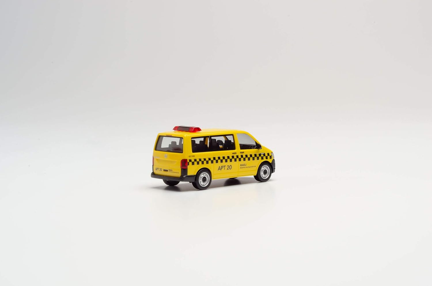 herpa Miniature bus VW T6 Fraport/MASU APT 20" for collecting handicrafts and as a gift - Image 5