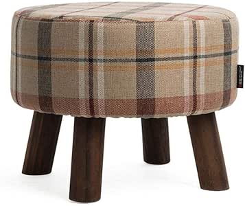 LAOSUNJIA Escabel otomana tapizada de Zapatos Sofá Banco té Taburete de