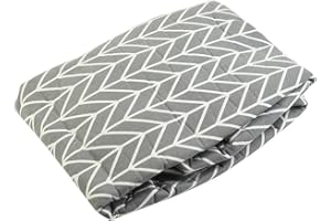 Extra Wide Drawstring Ironing Board Cover Replacement 147x48cm for High Temperature Resistance and Easy Use (Grey Arrow)