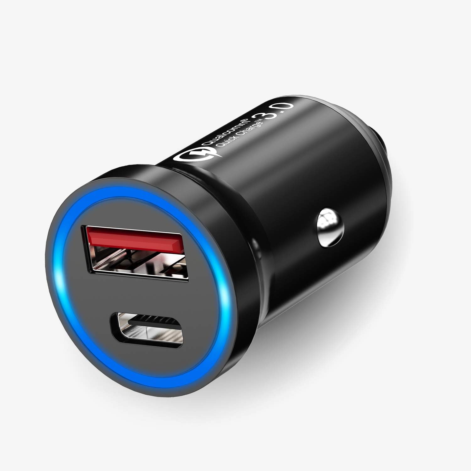 HiGoing USB C Car Charger, Power Delivery 2.0 with Quick Charger 3.0, 36W PD Car Charger Adapter (Aluminum Alloy Body)