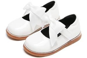 Kiderence Toddler Little Girls Mary Jane Dress Shoes School Oxford for Girls Flats