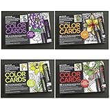 Chameleon Color Card 4 Pack Set Flowers , Nature , Zen Doodle and Totally Tattoo