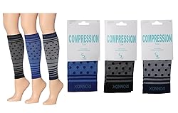 RONNOX Women's 3-Pairs Bright Colored Calf