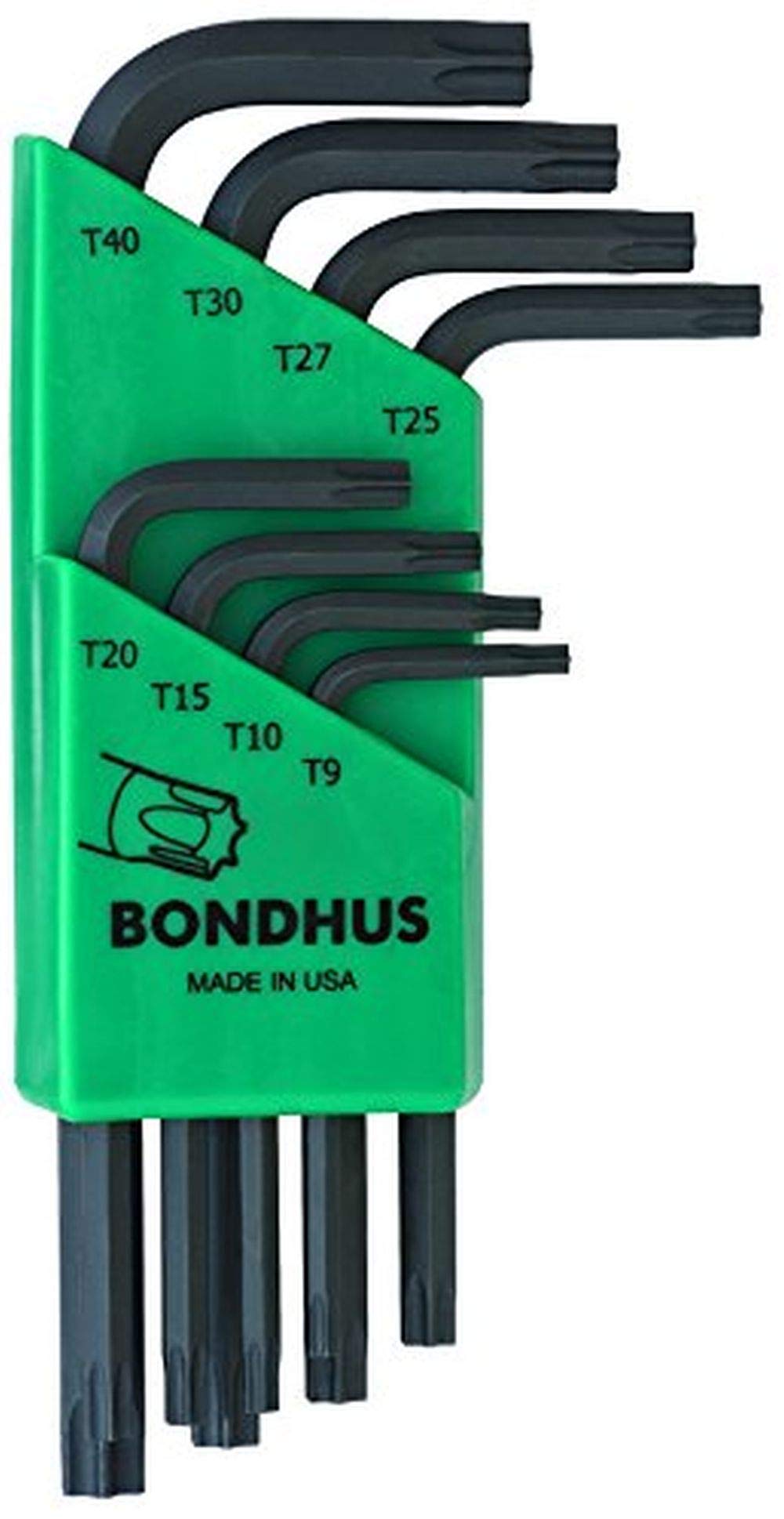 Bondhus, TLXS8 TORX Key 8PC Set T9-T40, 31734
