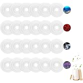 sbeovri 4 Flavors 24 Pcs Replacement Fragrance Disc for Towel Warmer Bucket Fragrance Scented Pads Aroma Tablets