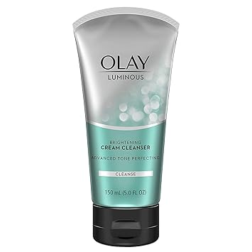 Amazon Com Facial Cleanser By Olay Luminous Brightening Cream Face Cleanser With Vitamin E 5 0 Fluid Ounce Pack Of 3 Beauty